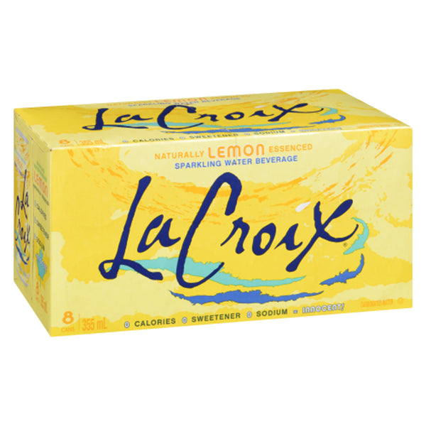 LA CROIX - LEMON FLAVOURED WATER 8x355 ML