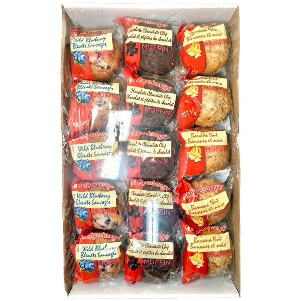 OTIS SPUNKMEYER - VARIETY PACK (WILD BLUEBRRY/ BANANA NUT/ CHOC CHIP) 15x4 OZ