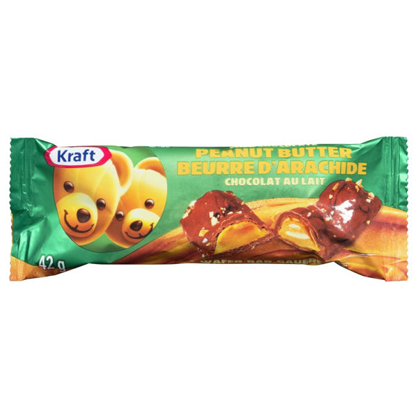 KRAFT - PEANUT BUTTER MILK CHOCO WAFER BAR 42GR