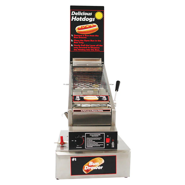 WINCO - BENCHMARK HOT DOG COOKER & DISPENSER 120V