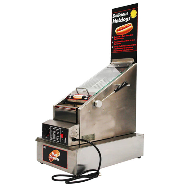 WINCO - BENCHMARK HOT DOG COOKER & DISPENSER 120V