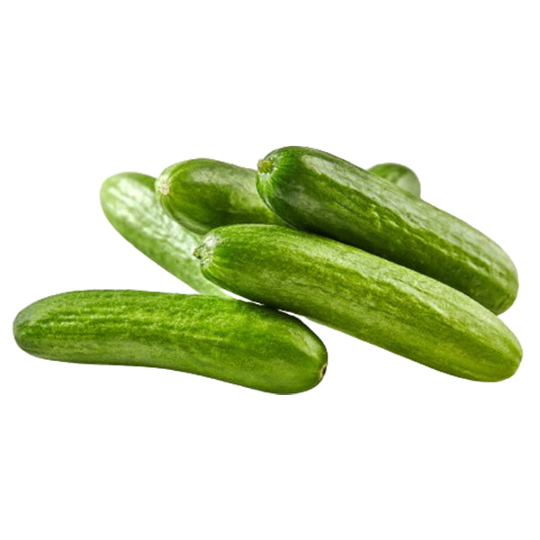 VEGETABLES - CUCUMBERS  BABY CASE 20 LBS