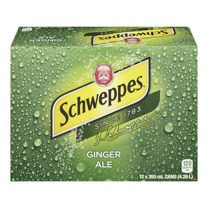 SCHWEPPES - GINGERALE 12x355ML