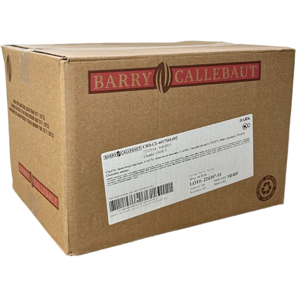 BARRY CALLEBAUT - SEMI SWEET CHOCOBITE CHUNKS 1000C 20KG