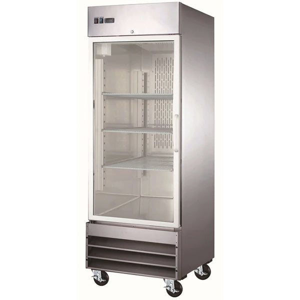 COLDZONE - 25RS-G1 SINGLE DOOR GLASS WITH STEEL BODY 25"