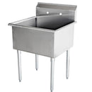 OMCAN - 22121 21.5" ONE COMPARTMENT BUDGET SINK 1 comp 18"x18"x13"