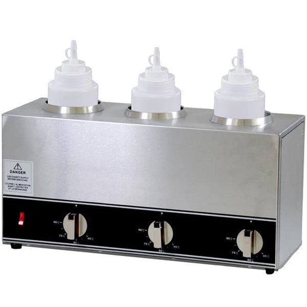 OMCAN - TRIPLE SAUCE BOTTLE WARMER EA