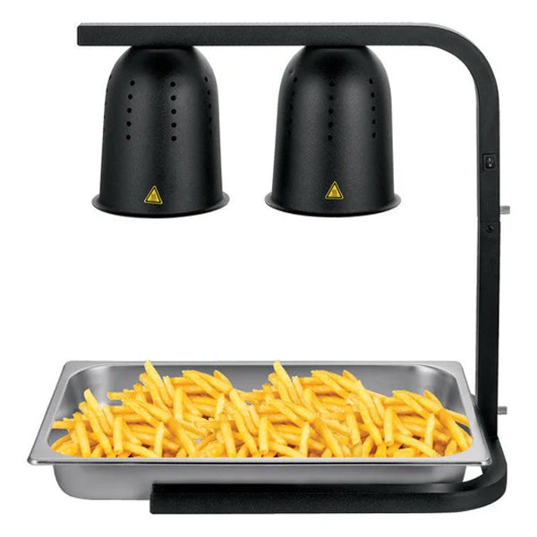 OMCAN - 46572 HEAT LAMP WITH 250W BULBS BLACK