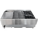 OMCAN - COUNTERTOP 36" HOT PLATE CHARBROILER GRIDDLE 48086 -NG