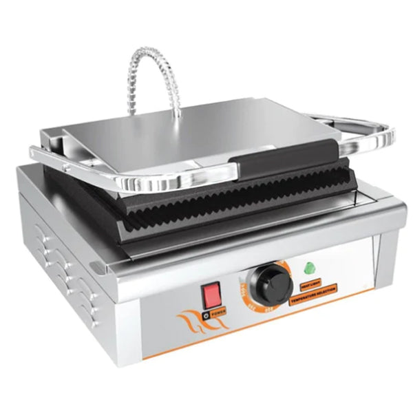 OMEGA - 9"x14" SINGLE PANINI GRILL ZDP-81B EA