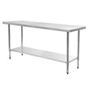 OMEGA - 30X24 STAINLESS STEEL WORK TABLE TSW3024E EA