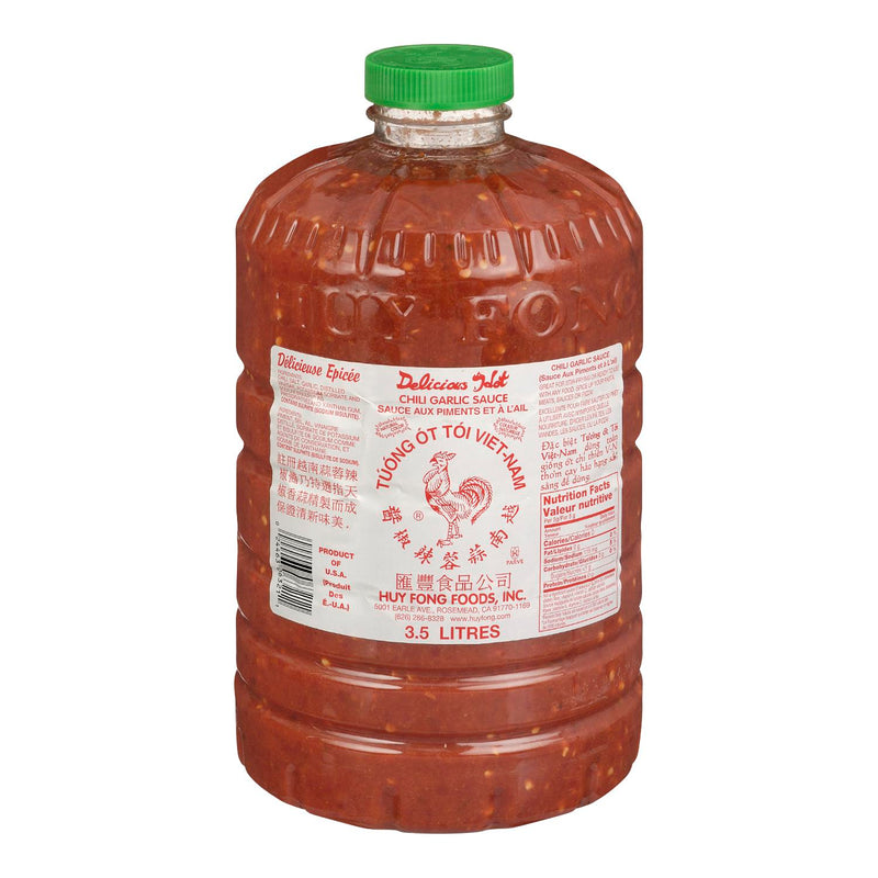 HUY FONG - CHILI GARLIC SAUCE 3.5LT