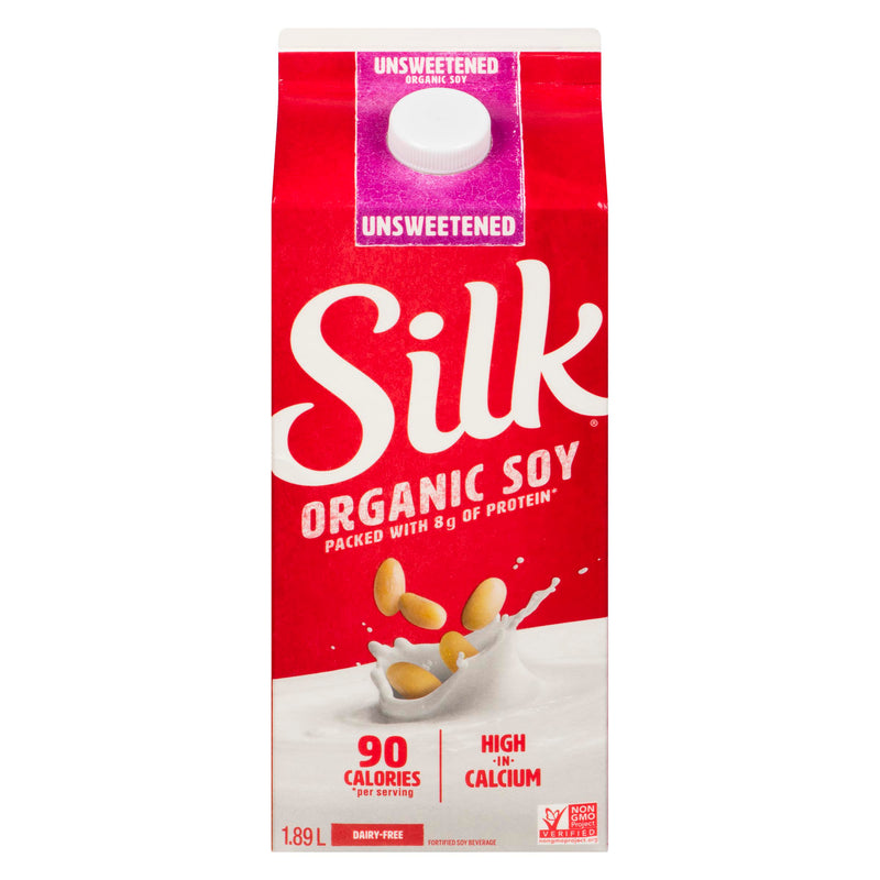 SILK SOY - UNSWEETENED MILK 1.89LT