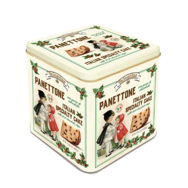 VALENTINO - PANETTONE VINTAGE TIN CHOCOLATE CHIPS 500GR