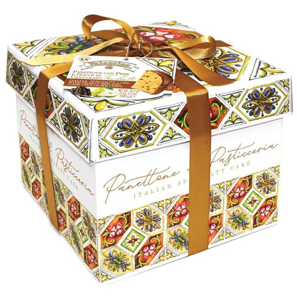VALENTINO - PANETTONE WITH CHOCOLATE AND PEAR 1KG