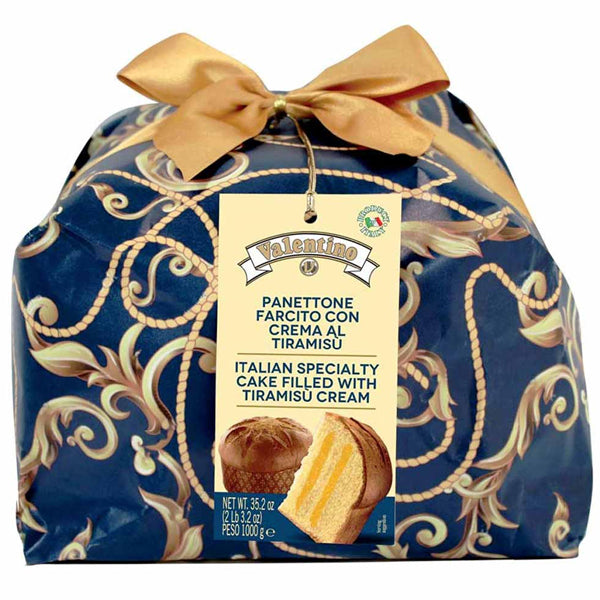 VALENTINO - PANETTONE WITH TIRAMISU CREAM FILLING 1KG