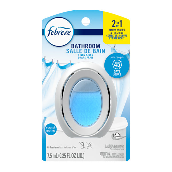 FEBREZE - BATHROOM LINEN AND SKY AIR FRESHNER 6x7.5 ML