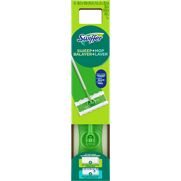 SWIFFER - SWEEP PLUS MOP KIT 9PC 1