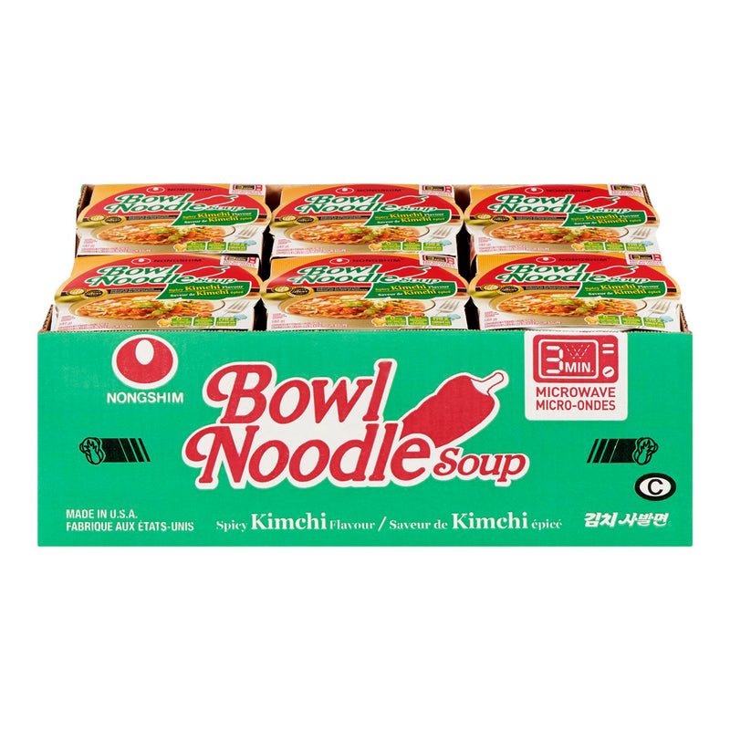 NONGSHIM - BOWL NOODLE KIMCHI 12x86GR