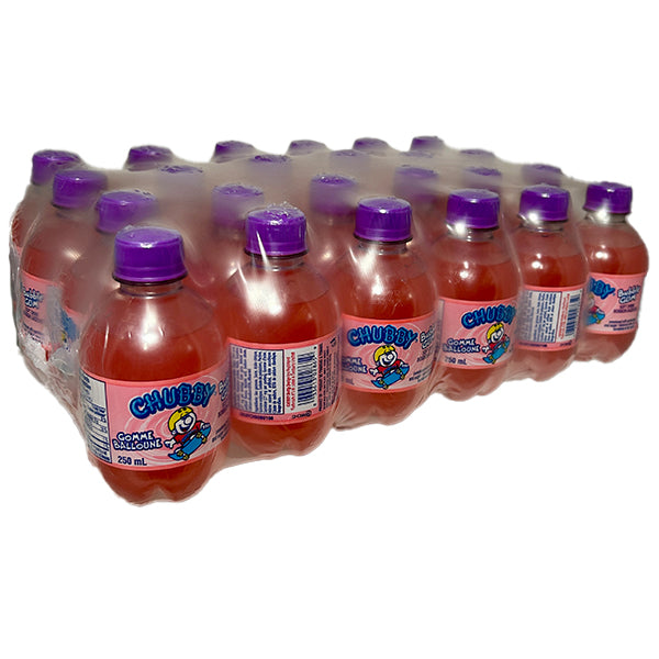 CHUBBY - BUBBLE GUM SODA 24x250ML