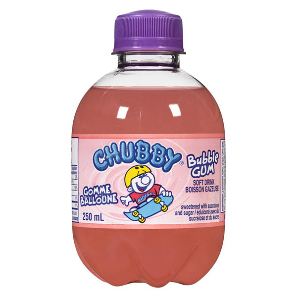 CHUBBY - BUBBLE GUM SODA 24x250ML