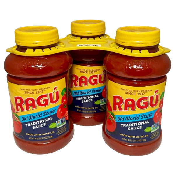 RAGU - PASTA SAUCE TRADITIONAL 3x1.27 KG
