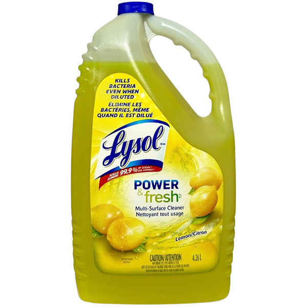 LYSOL - MULTI-SURFACE LEMON 4.26LT