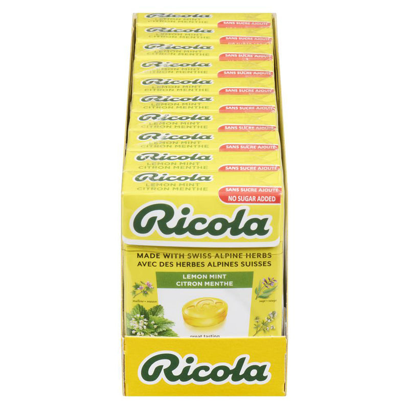 RICOLA - BOX LEMON MINT 10x45 GR