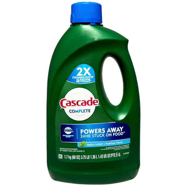 CASCADE - COMPLETE GEL FRESH SCENT 1.36LT