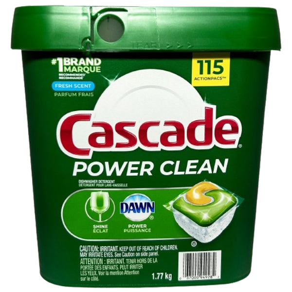 CASCADE - DISHWASHING FRESH SCENT PODS 115CT