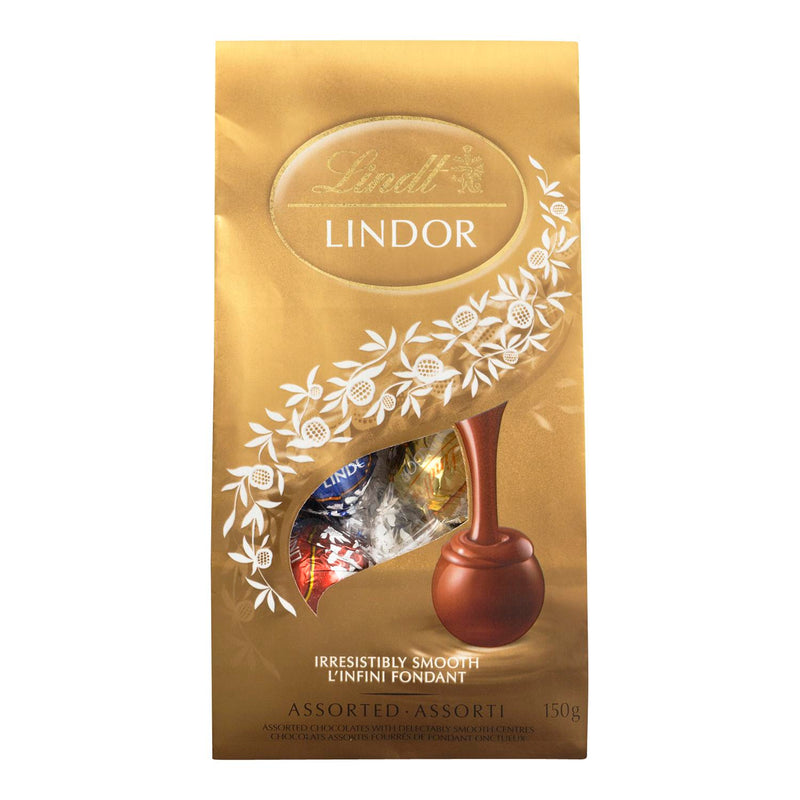 LINDT - LINDOR BAG ASSORTED 150GR