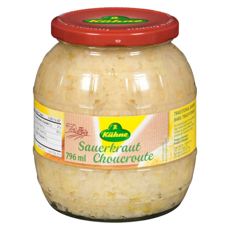 KUHNE - BARREL SAUERKRAUT 796ML