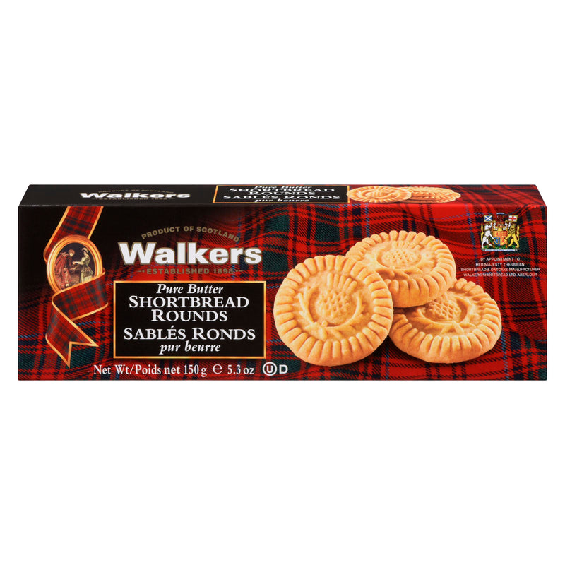 WALKERS - SHORTBREAD ROUNDS 150GR