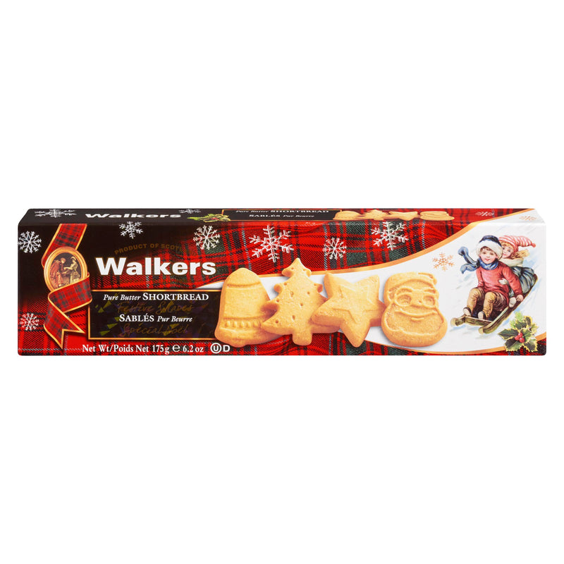 WALKERS - FESTIVE SHORTBREAD SHAPES 175GR