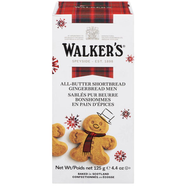 WALKERS - GINGERBREAD MAN CARTON 125GR