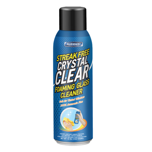 BLUE MAGIC - CRYSTAL CLEAR GLASS CLEANER 19OZ