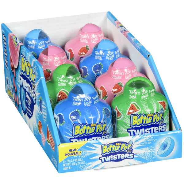 BAZOOKA CANDY - BABY  BOTTLE POP TWISTERS 8x102.2 GR