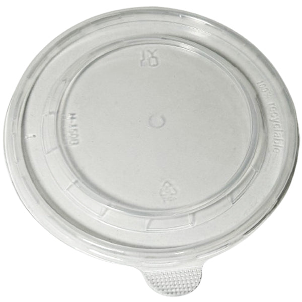 DART - CLEAR FLAT VENTED LID PP 50EA