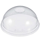 DART - 16/24OZ CLEAR DOME LID  W/ HOLE 100 EA