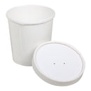 SOLO - 16oz WHITE COMBO PAPER FOOD CONTAINER 250CT