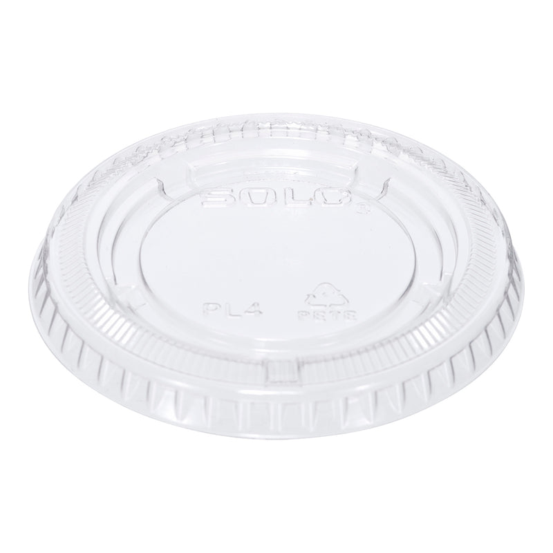 SOLO - CLEAR PLASTIC LID 3.25-5.5oz PORTION CUPS 20x125 CT