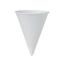 BARE - 4OZ TREATED PAPER CONE WATER CUP WHITE 200 PK