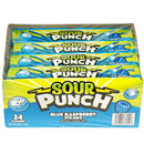 SOUR PUNCH - STRAWS BLUE RASPBERRY 24x57 GR