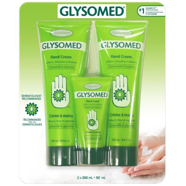 GLYSOMED - 3 HAND CREAM  ASST SIZE 2x250-1