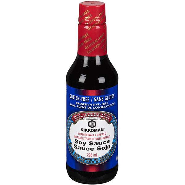 KIKKOMAN - GLUTEN FREE SOY SAUCE 296ML