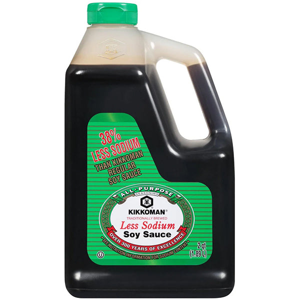 KIKKOMAN - LITE SOY SAUCE (LESS SODIUM) 1.89LT