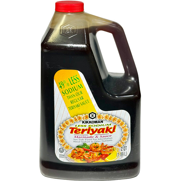 KIKKOMAN - TERIYAKI SAUCE LESS SODIUM 1.89LT