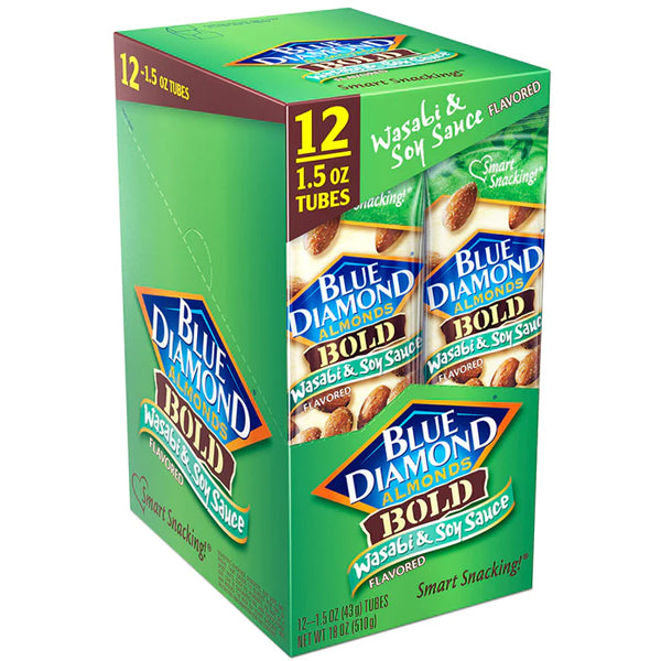 BLUE DIAMOND - ALMONDS WASABI & SOY 12x43 GR