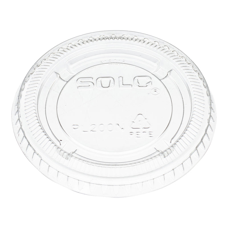 DART - CLEAR PLASTIC LID PL200N 2oz 20x125 EA