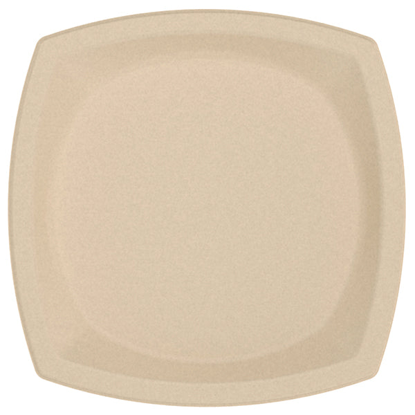 DART - 10" SQUARE PFAS-FREE FIBRE PLATE 4x125 CT